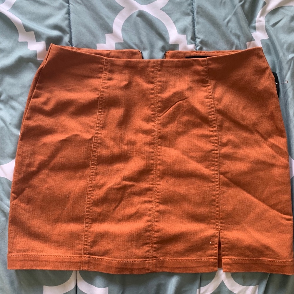 Sold!! Orange Brown Skirt